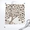 Chinoiserie Pagoda Leopard Print Watercolor Neutral Brown Cream Large Scale Custom Removable Wallpaper by Spoonflower Peel & Stick Wallpaper 2FT Wide
